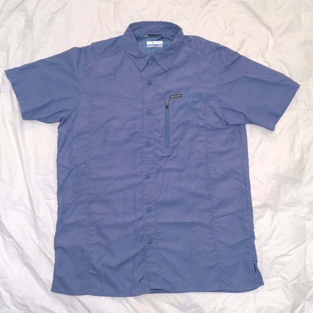 Columbia Men’s Small Short Sleeve Vented Fishing Shirt